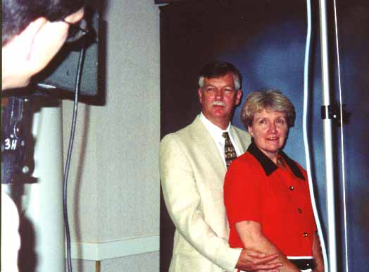 Jim & Joan B. having their picture taken