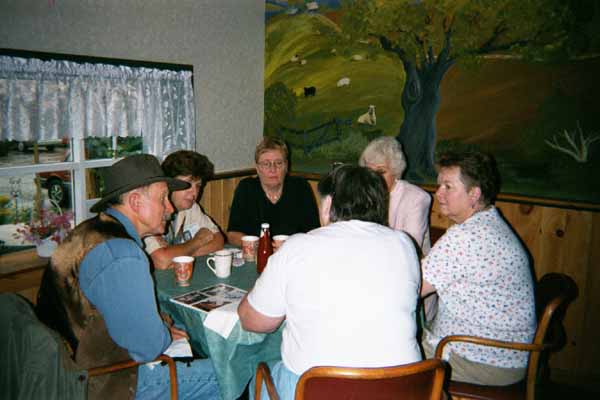 At breakfast